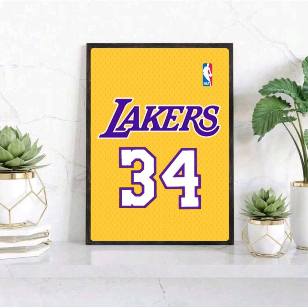 Shaquille O'Neal - Basket - Vibes DistrictShaquille O'Neal - Basket poster GoldVibes District