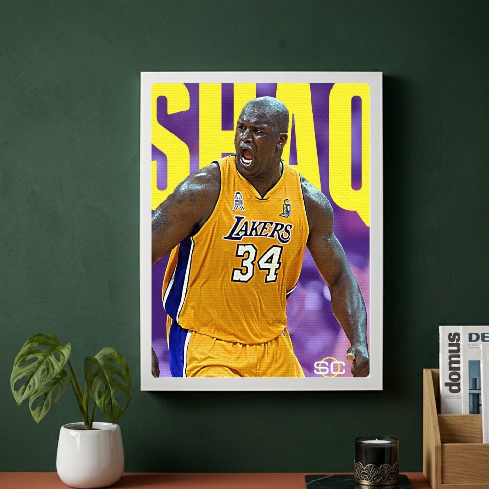 Shaquille O'Neal - Basket - Vibes DistrictShaquille O'Neal - Basket poster GoldVibes District