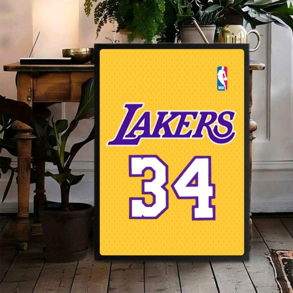 Shaquille O'Neal - Basket - Vibes DistrictShaquille O'Neal - Basket poster GoldVibes District