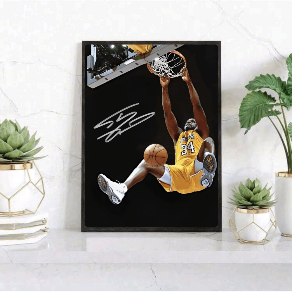 Shaquille O'Neal - Basket - Vibes DistrictShaquille O'Neal - Basket poster GoldVibes District