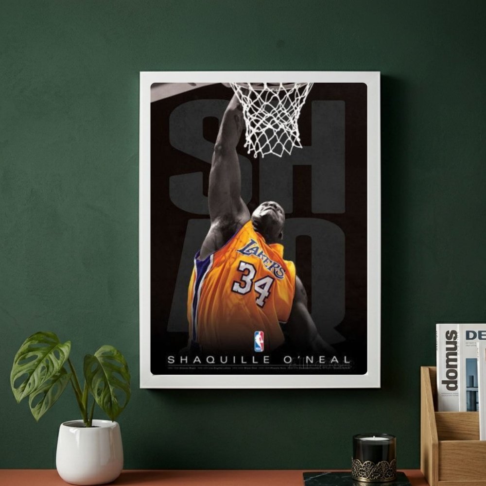 Shaquille O'Neal - Basket - Vibes DistrictShaquille O'Neal - Basket poster GoldVibes District