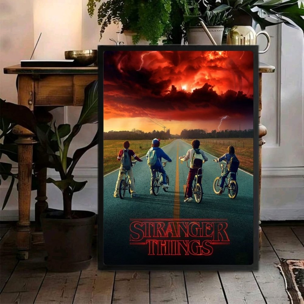 Stranger things - Vibes DistrictStranger things poster GoldVibes District
