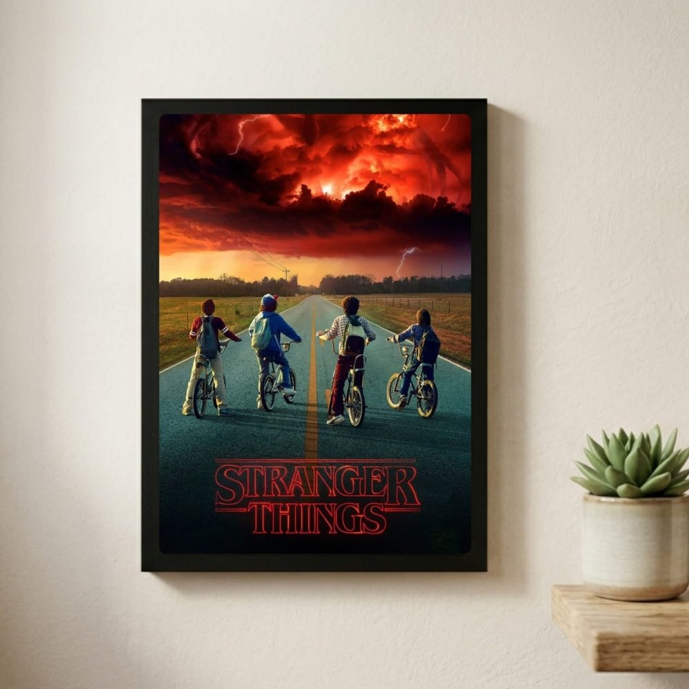 Stranger things - Vibes DistrictStranger things poster GoldVibes District