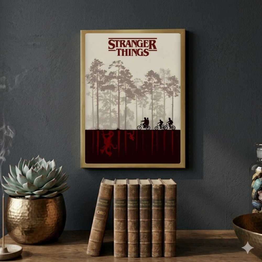 Stranger things - Vibes DistrictStranger things poster GoldVibes District