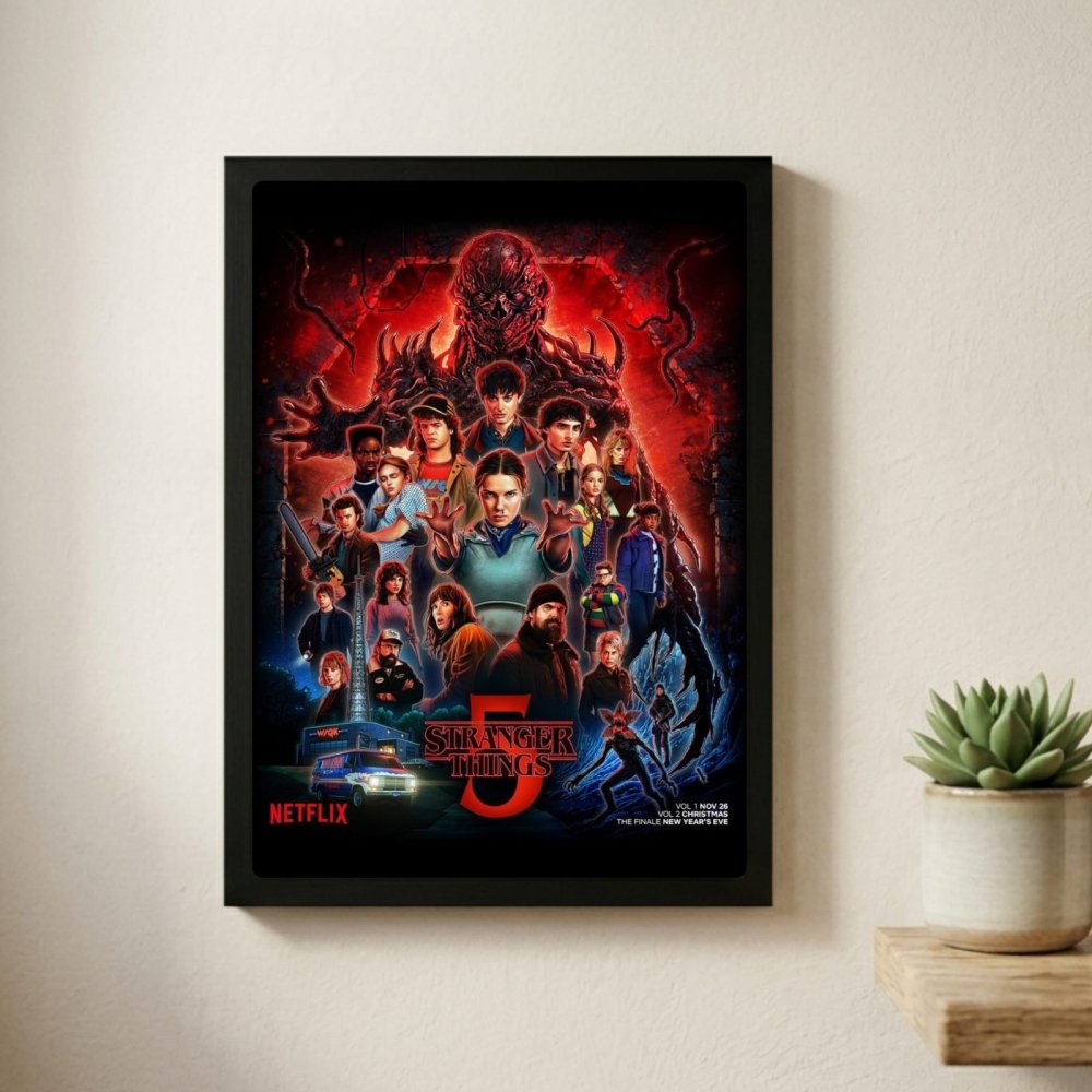 Stranger things - Vibes DistrictStranger things poster GoldVibes District