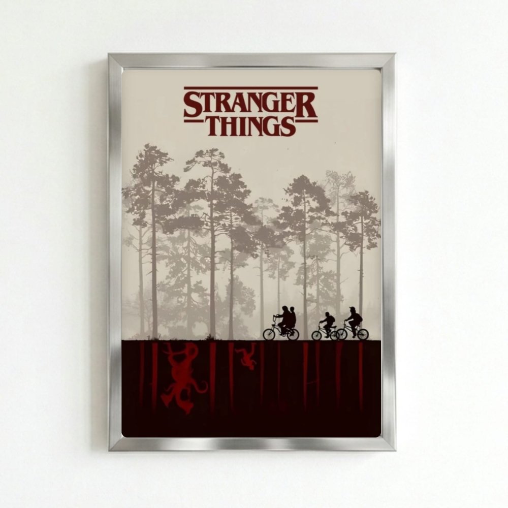 Stranger things - Vibes DistrictStranger things poster SilverVibes District