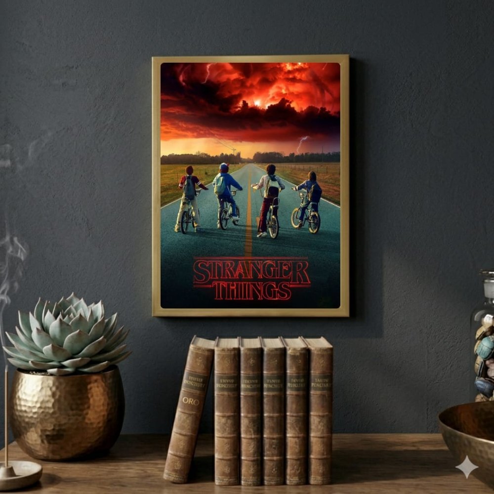 Stranger things - Vibes DistrictStranger things poster GoldVibes District