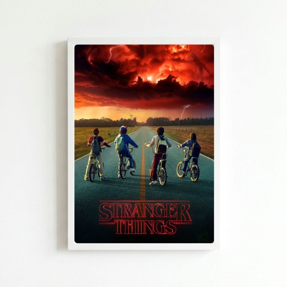 Stranger things - Vibes DistrictStranger things poster BiancoVibes District