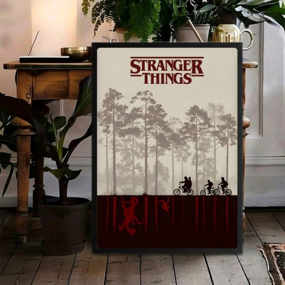 Stranger things - Vibes DistrictStranger things poster GoldVibes District