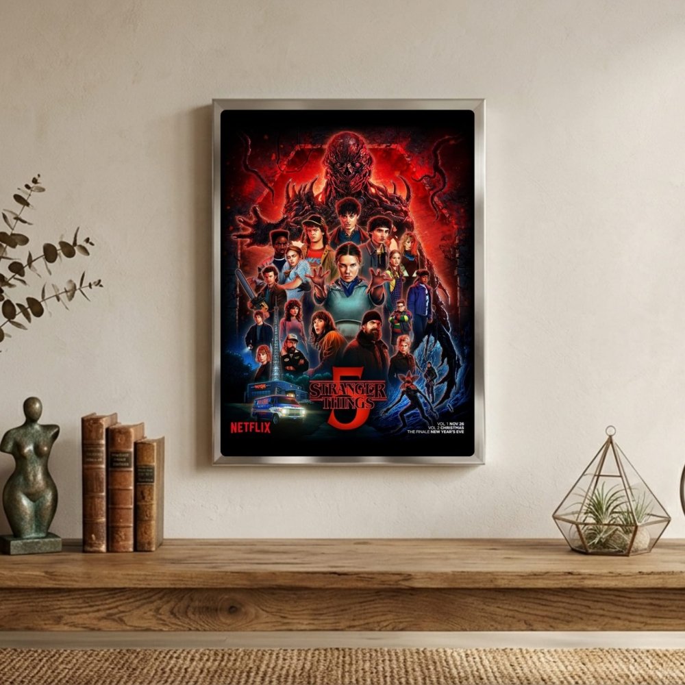 Stranger things - Vibes DistrictStranger things poster GoldVibes District