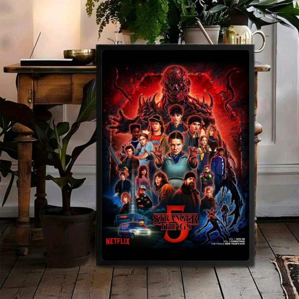 Stranger things - Vibes DistrictStranger things poster GoldVibes District