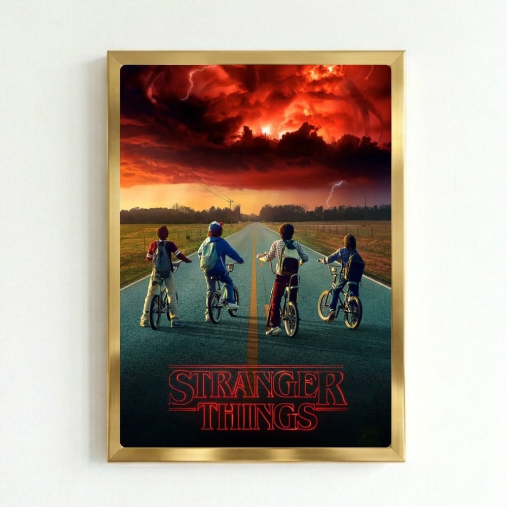 Stranger things - Vibes DistrictStranger things poster GoldVibes District