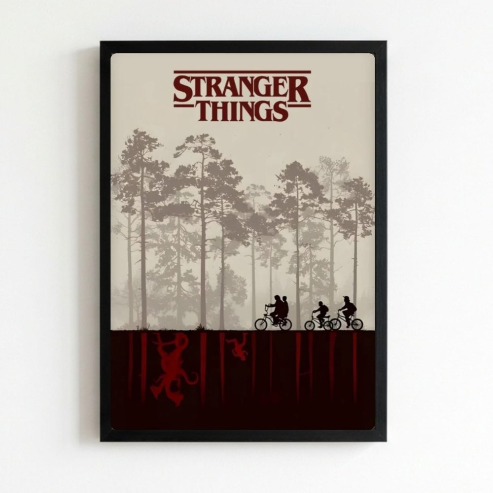 Stranger things - Vibes DistrictStranger things poster NeroVibes District