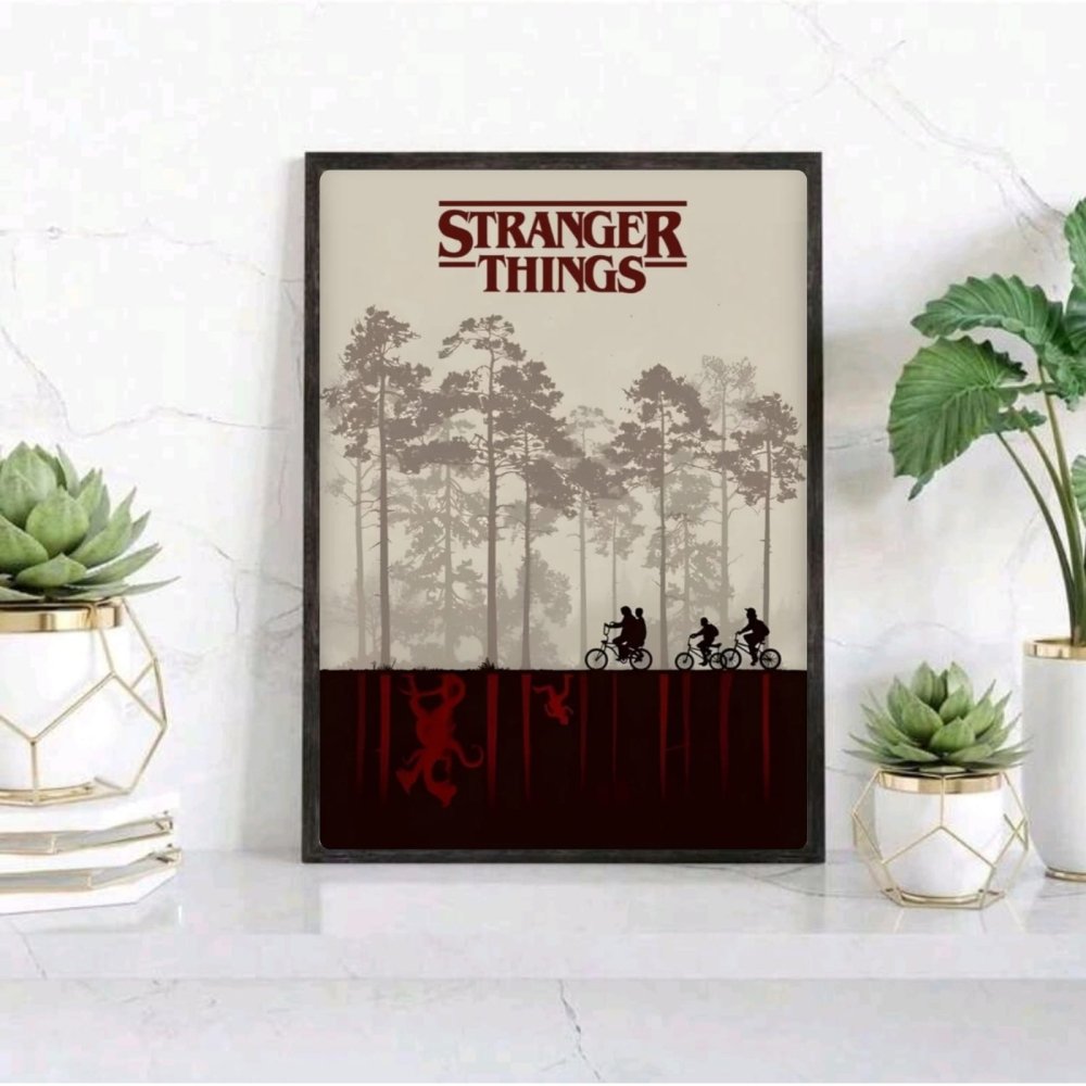 Stranger things - Vibes DistrictStranger things poster GoldVibes District