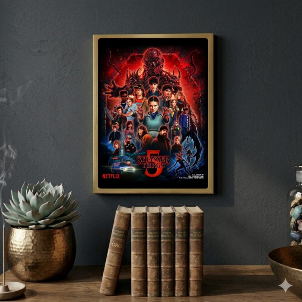 Stranger things - Vibes DistrictStranger things poster GoldVibes District