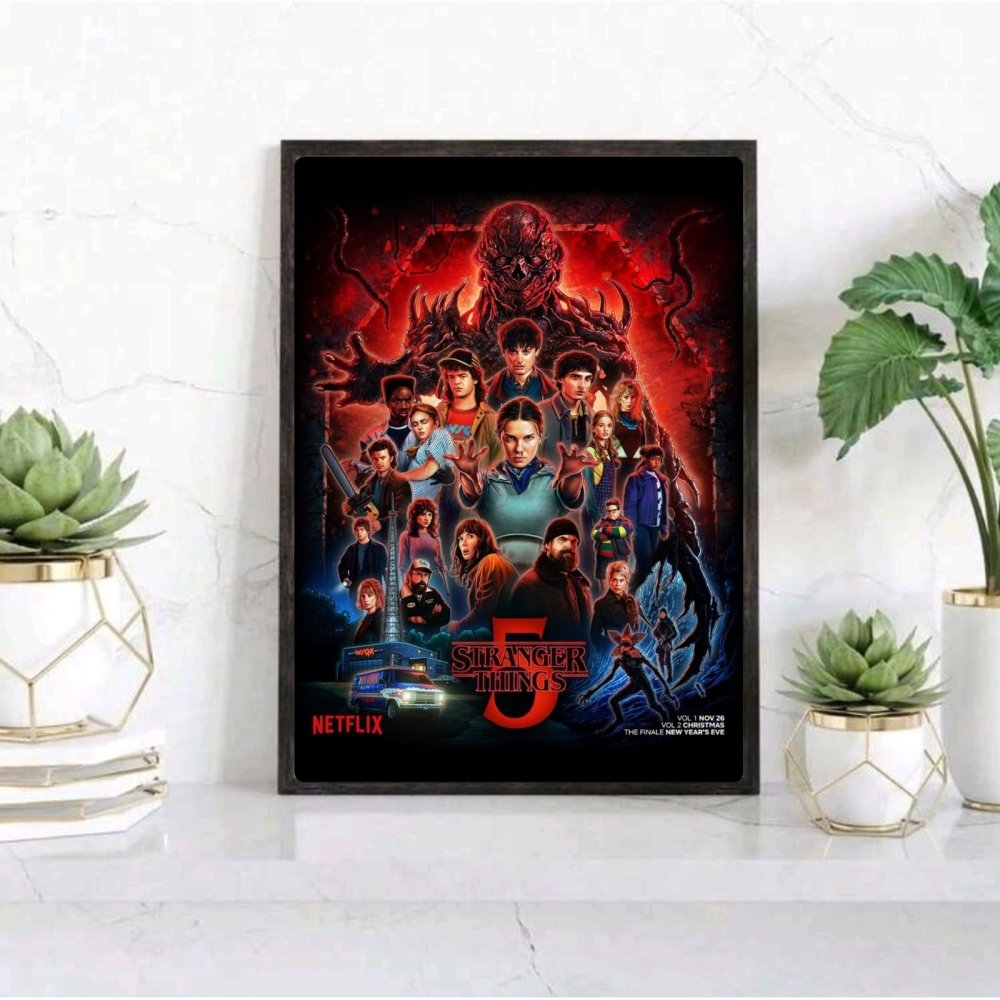 Stranger things - Vibes DistrictStranger things poster GoldVibes District
