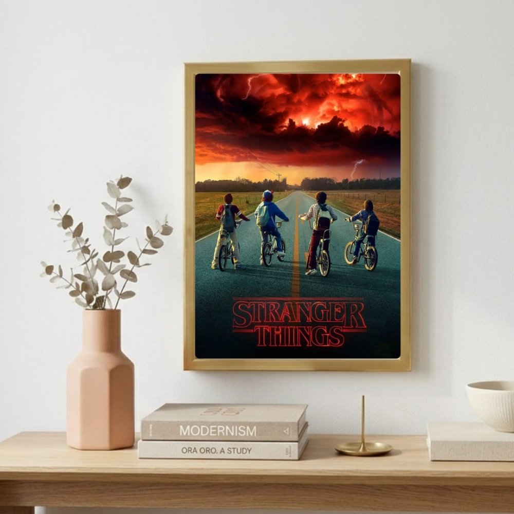 Stranger things - Vibes DistrictStranger things poster GoldVibes District