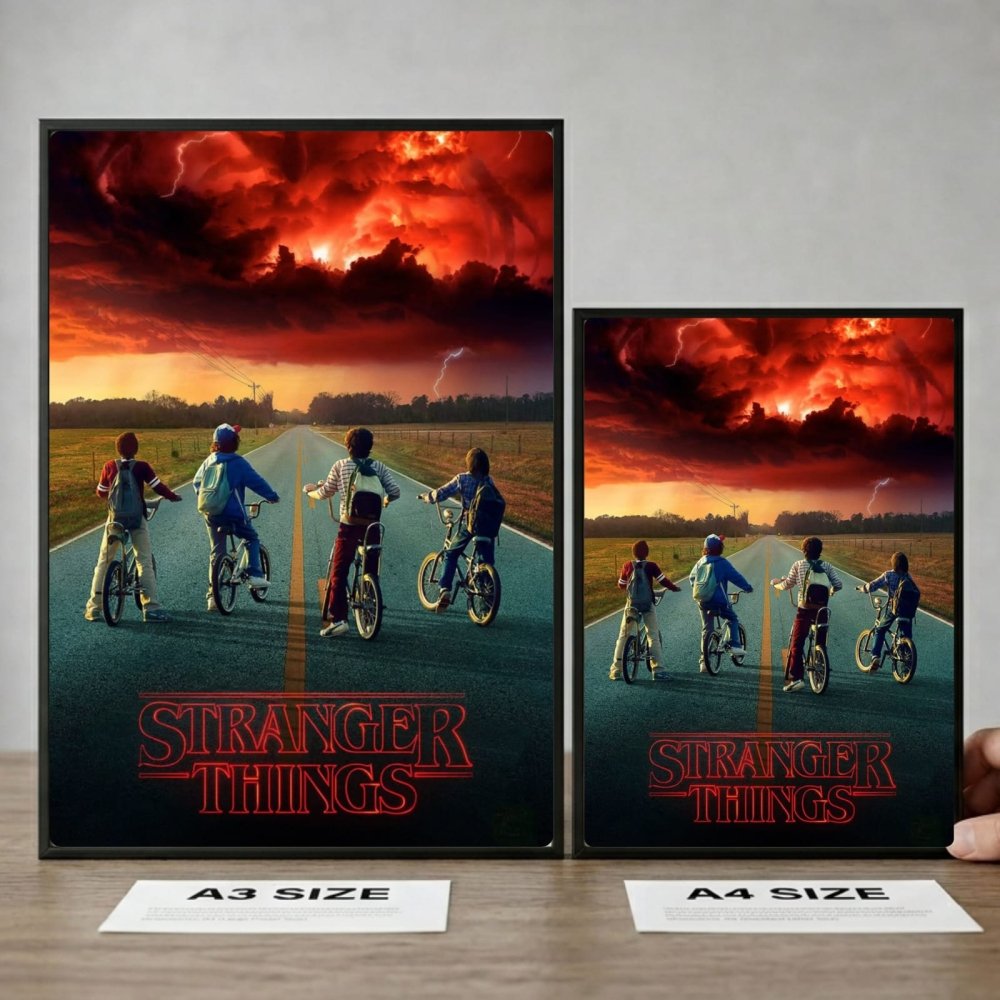 Stranger things - Vibes DistrictStranger things poster GoldVibes District