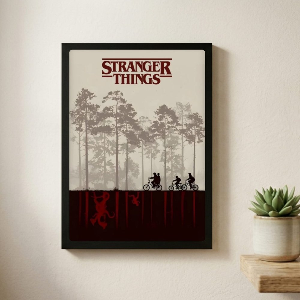 Stranger things - Vibes DistrictStranger things poster GoldVibes District