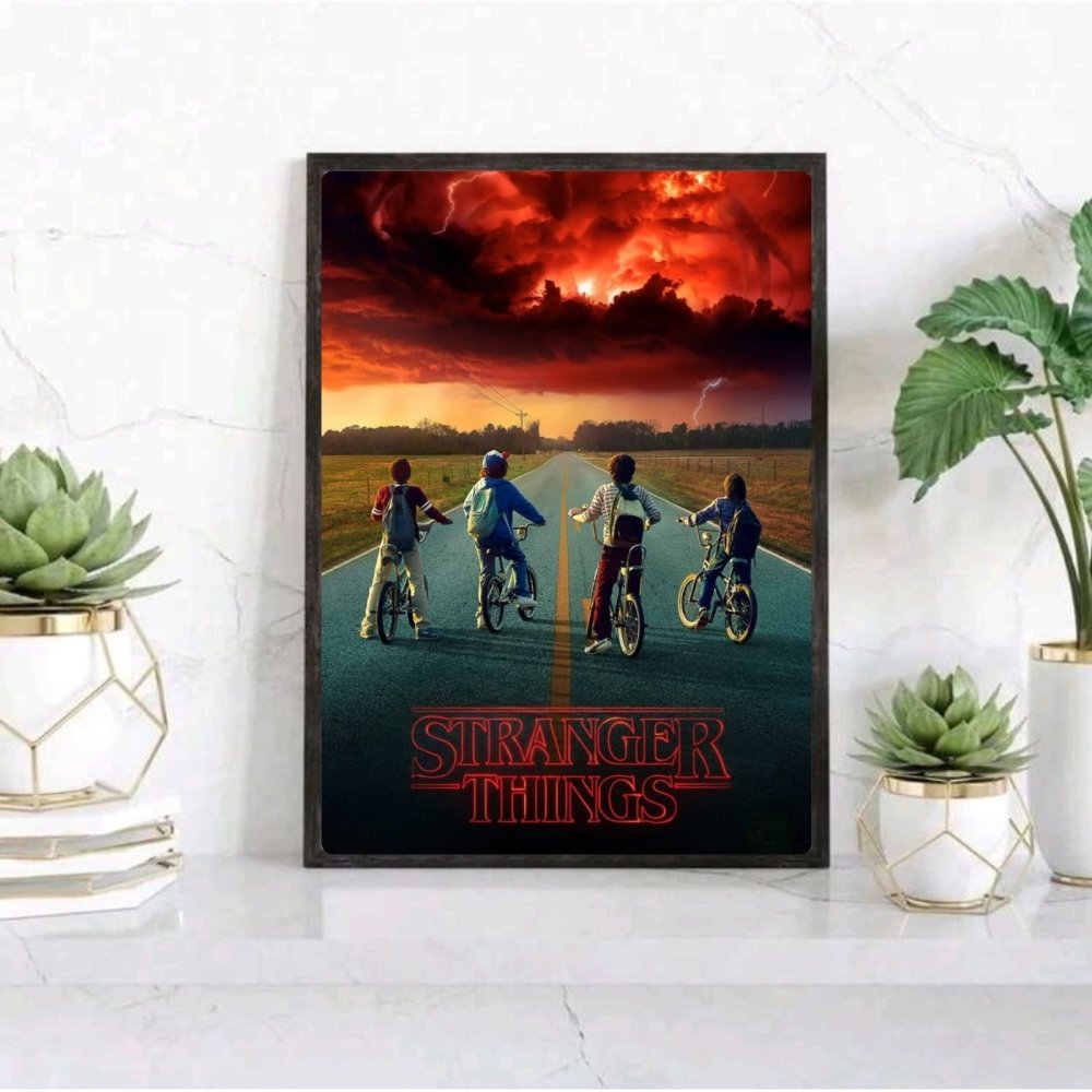 Stranger things - Vibes DistrictStranger things poster GoldVibes District