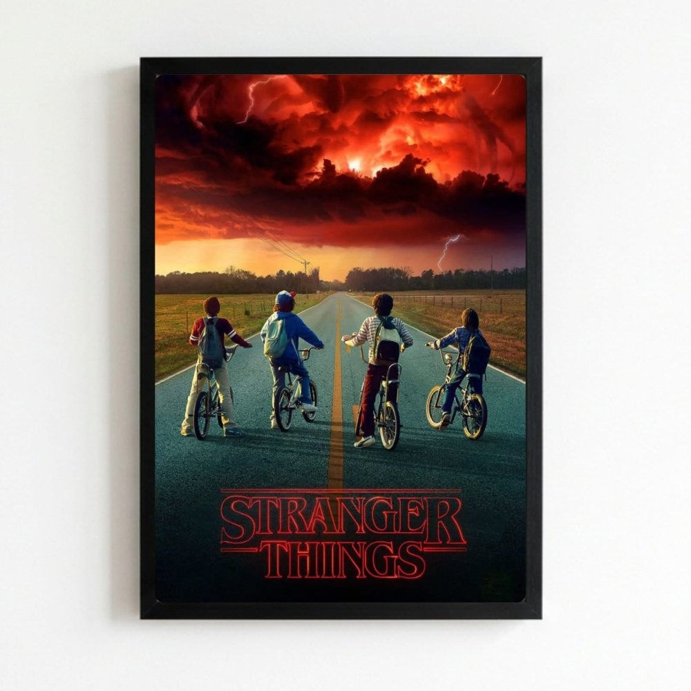 Stranger things - Vibes DistrictStranger things poster NeroVibes District
