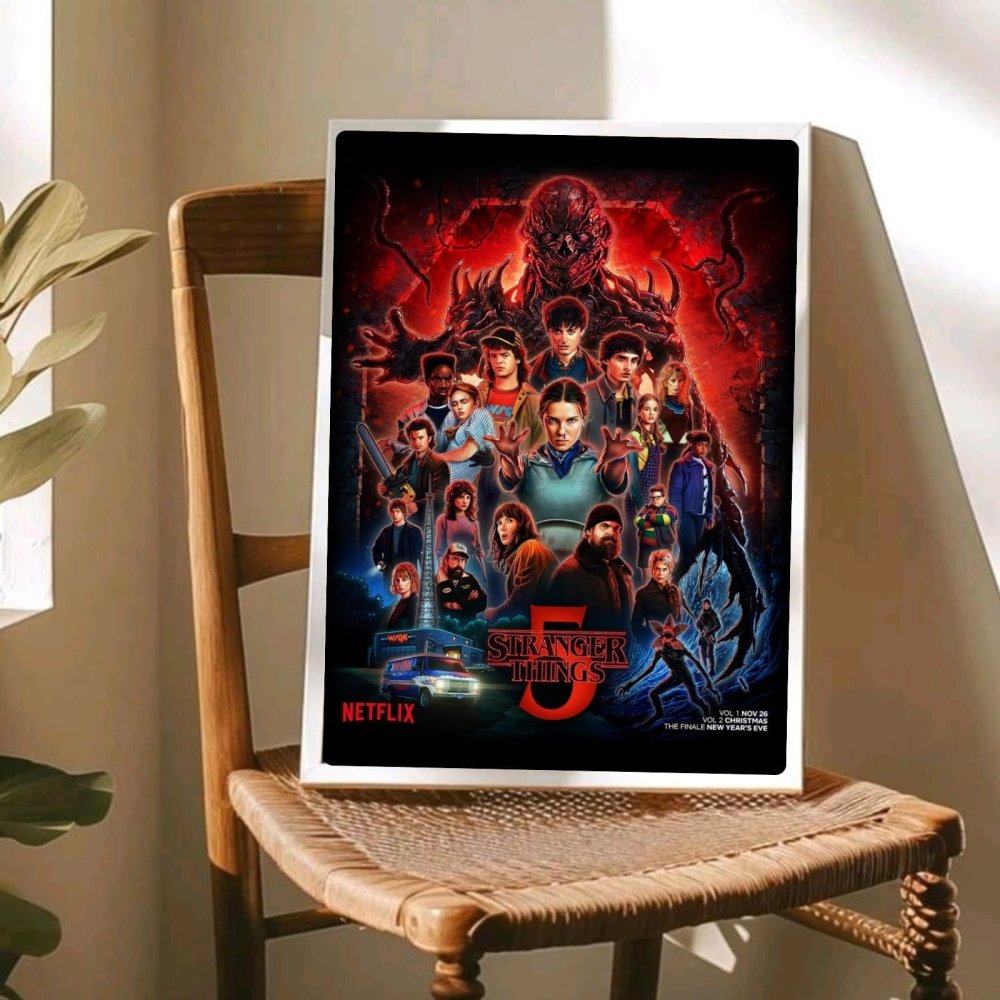Stranger things - Vibes DistrictStranger things poster GoldVibes District