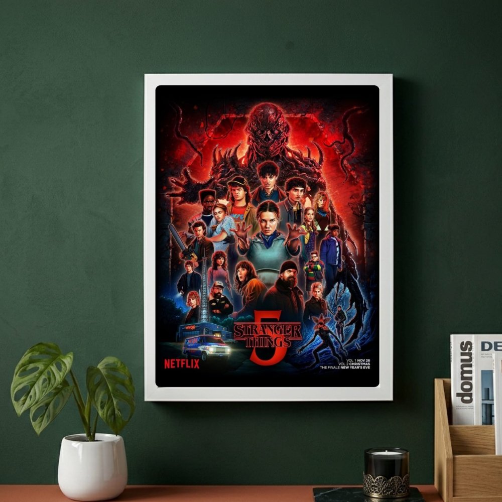 Stranger things - Vibes DistrictStranger things poster GoldVibes District