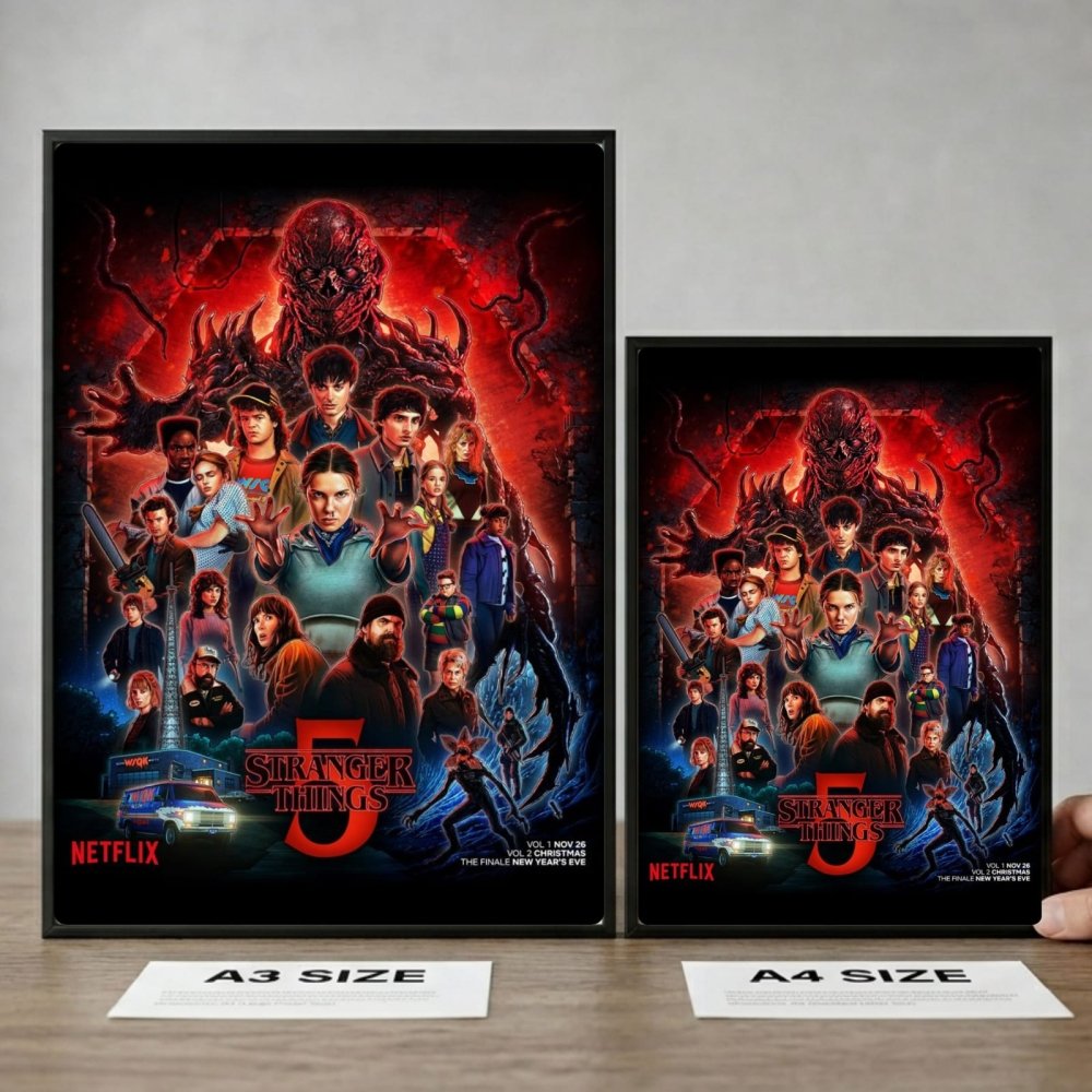 Stranger things - Vibes DistrictStranger things poster GoldVibes District