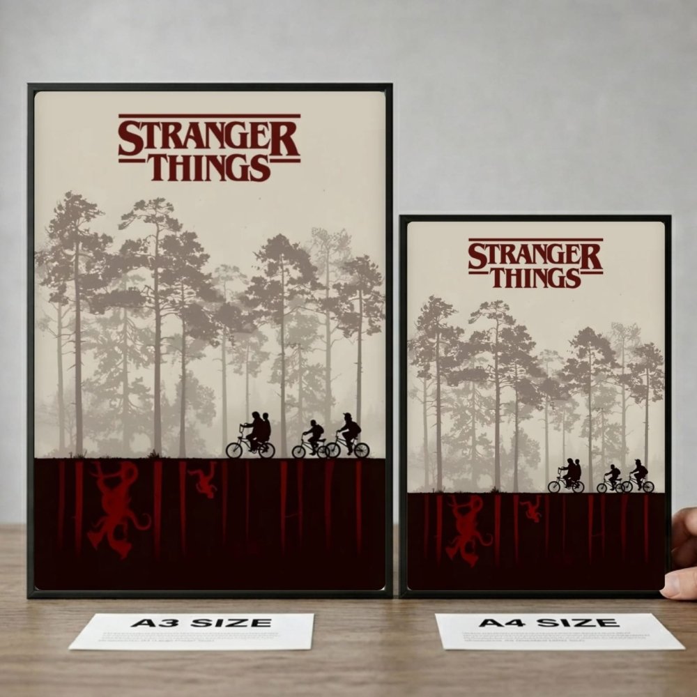 Stranger things - Vibes DistrictStranger things poster GoldVibes District