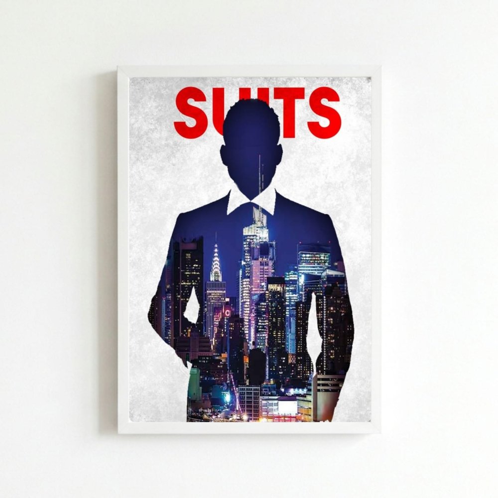 Suits - Vibes DistrictSuits poster BiancoVibes District