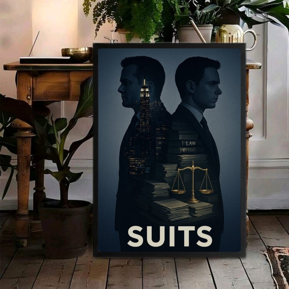 Suits - Vibes DistrictSuits poster GoldVibes District