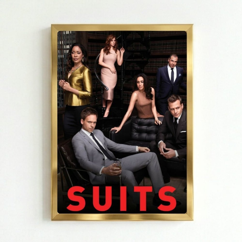 Suits - Vibes DistrictSuits poster GoldVibes District