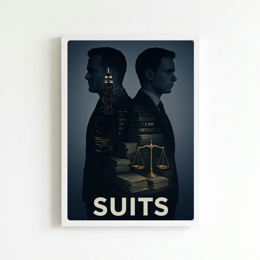 Suits - Vibes DistrictSuits poster BiancoVibes District