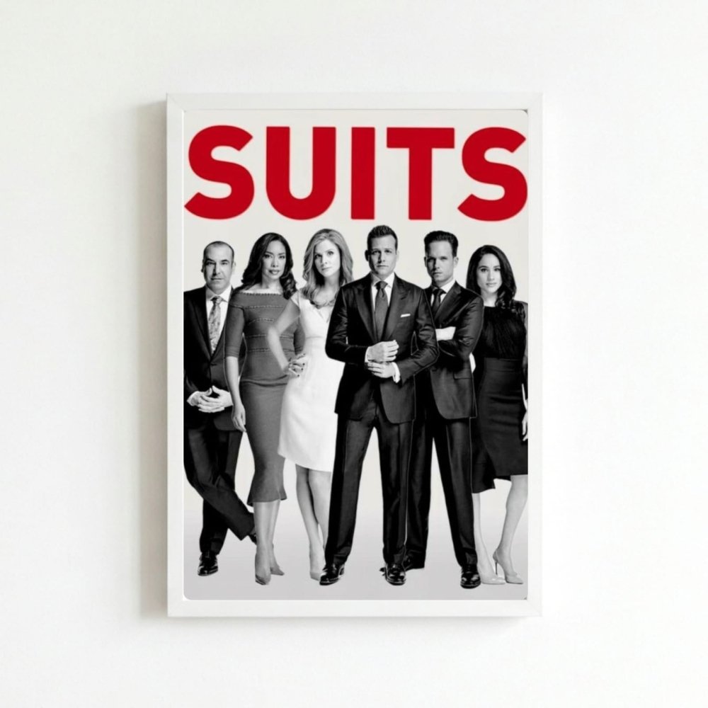Suits - Vibes DistrictSuits poster BiancoVibes District
