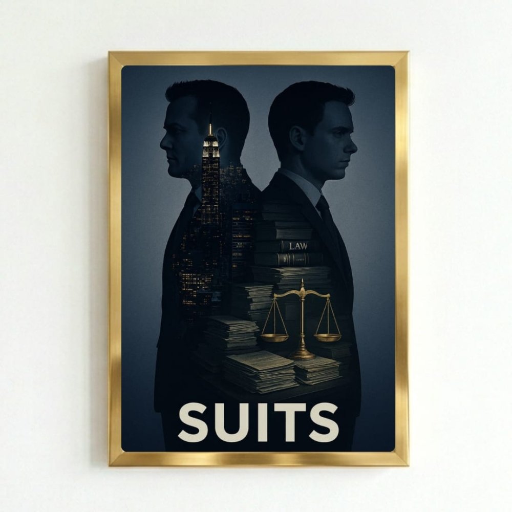 Suits - Vibes DistrictSuits poster GoldVibes District