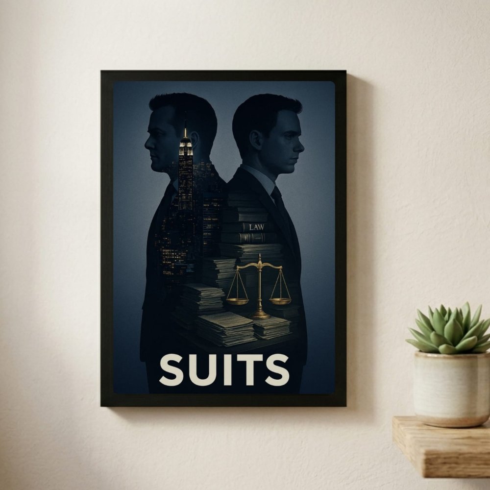 Suits - Vibes DistrictSuits poster GoldVibes District