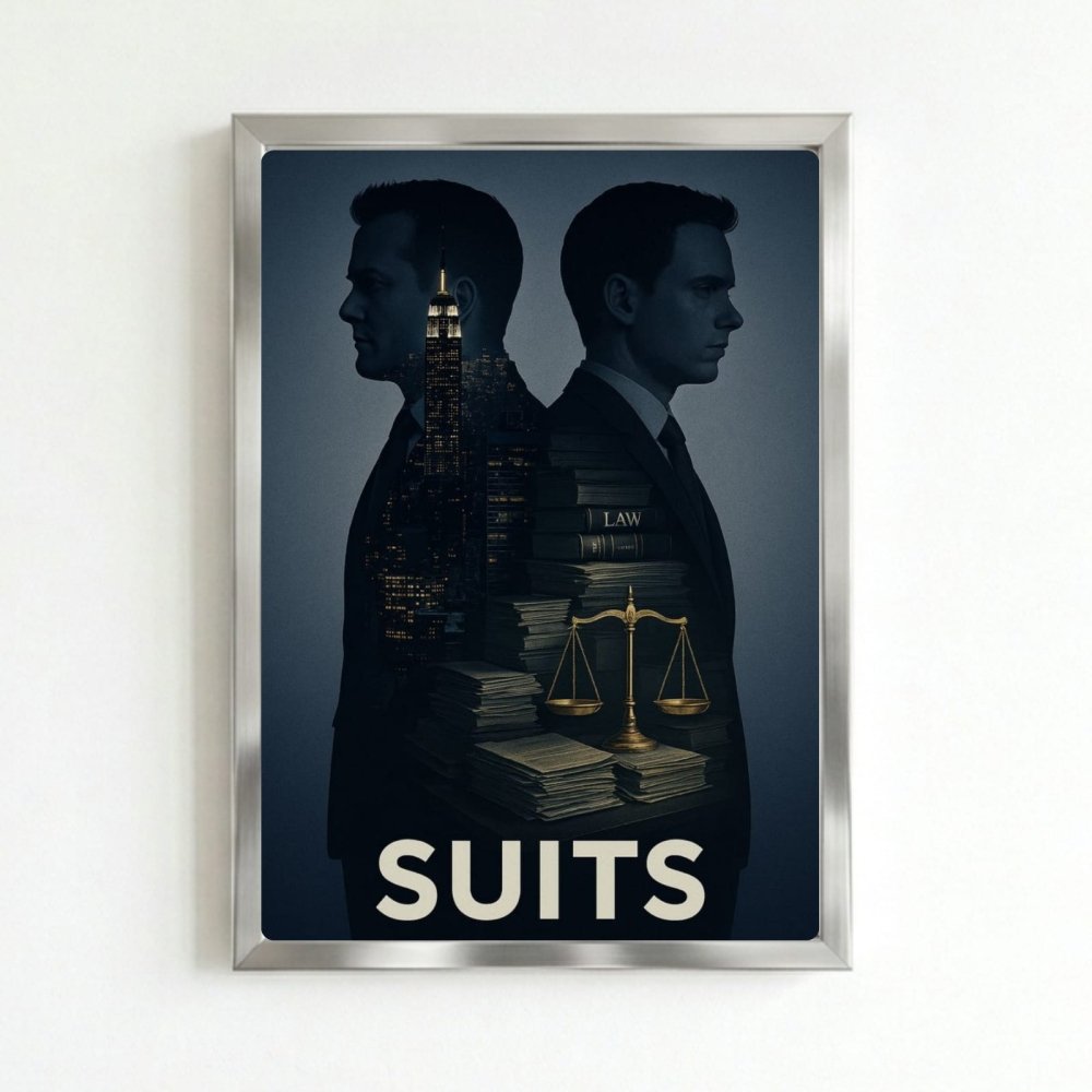 Suits - Vibes DistrictSuits poster SilverVibes District
