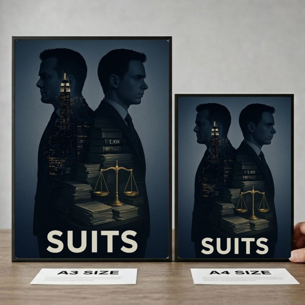 Suits - Vibes DistrictSuits poster GoldVibes District