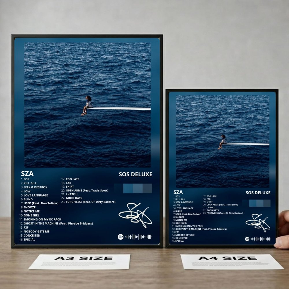 SZA - SOS Poster with Frame - Vibes DistrictSZA - SOS Poster with Frame BiancoVibes District