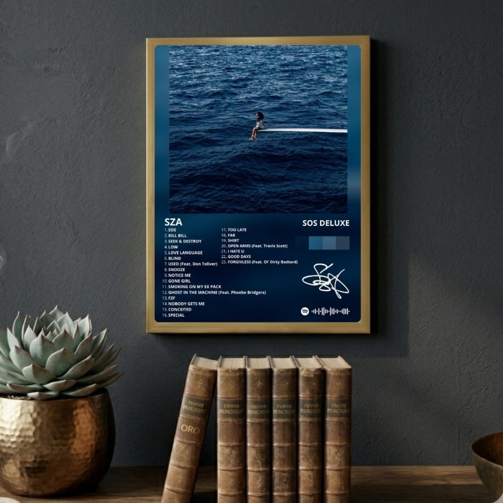 SZA - SOS Poster with Frame - Vibes DistrictSZA - SOS Poster with Frame BiancoVibes District