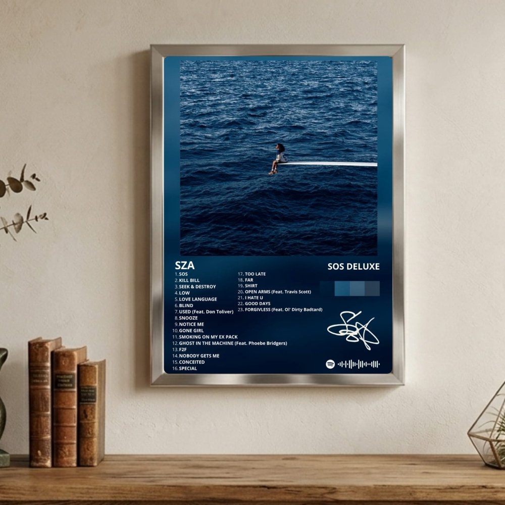 SZA - SOS Poster with Frame - Vibes DistrictSZA - SOS Poster with Frame BiancoVibes District