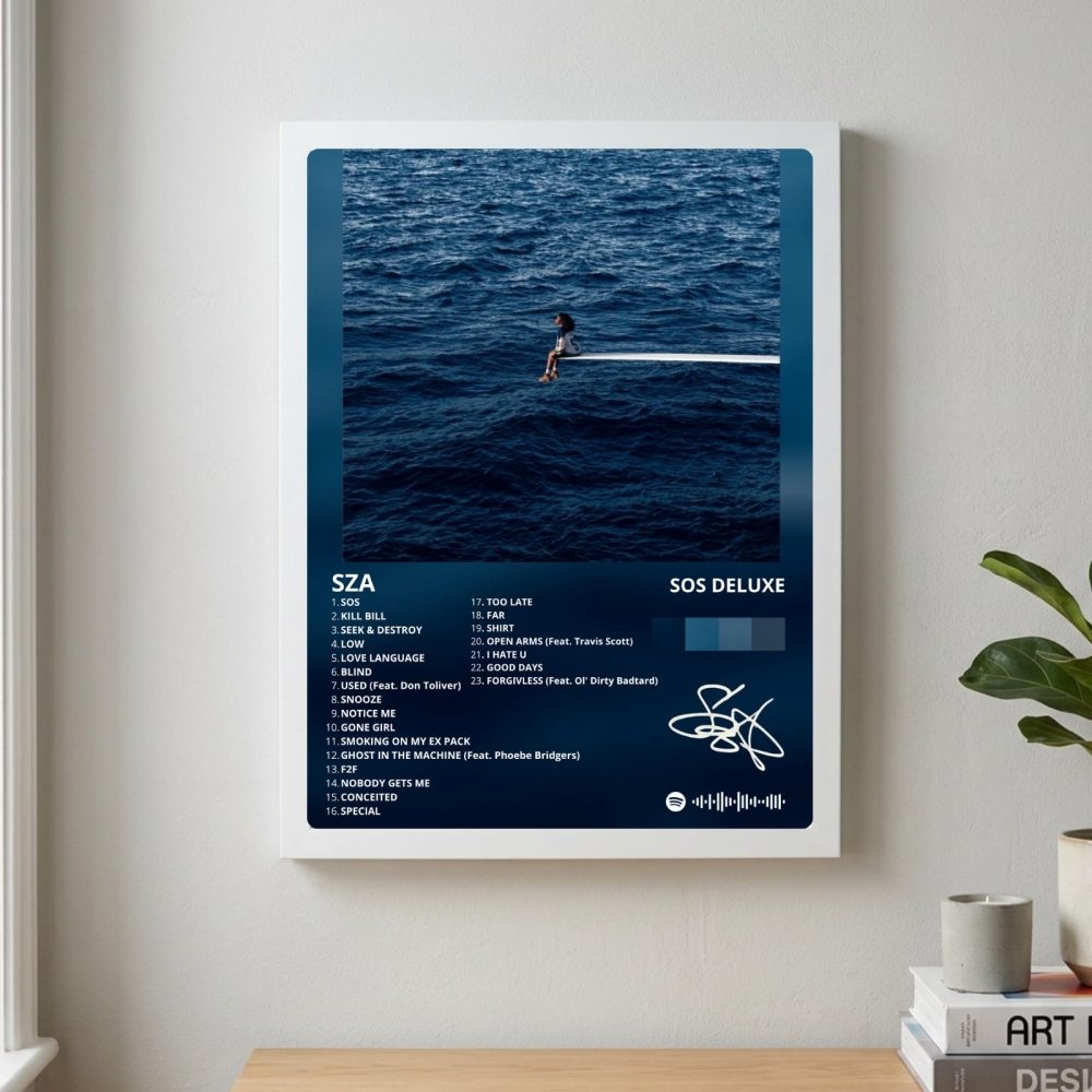 SZA - SOS Poster with Frame - Vibes DistrictSZA - SOS Poster with Frame BiancoVibes District