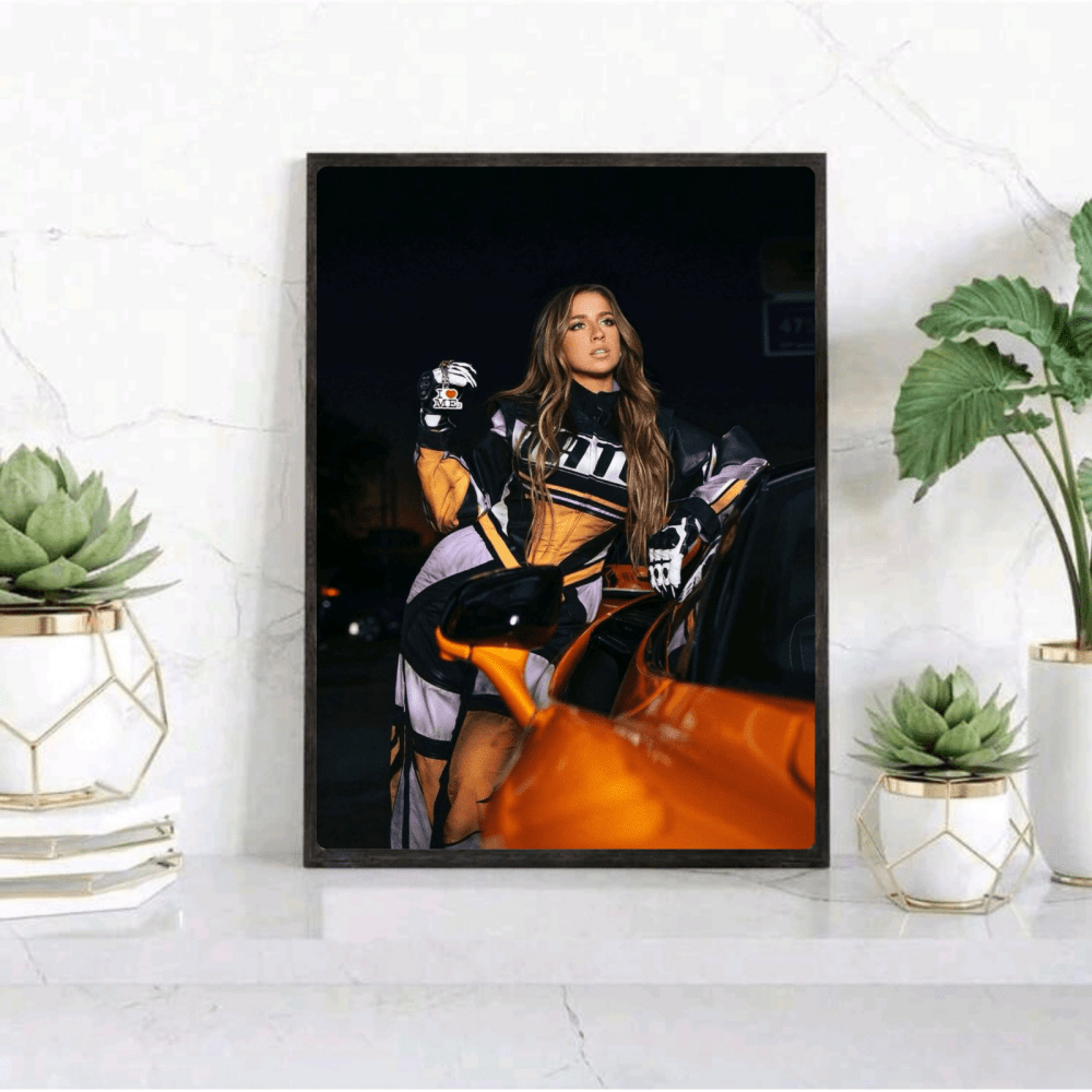 Tate McRae Poster with Frame - Vibes DistrictTate McRae Poster with Frame poster GoldVibes District