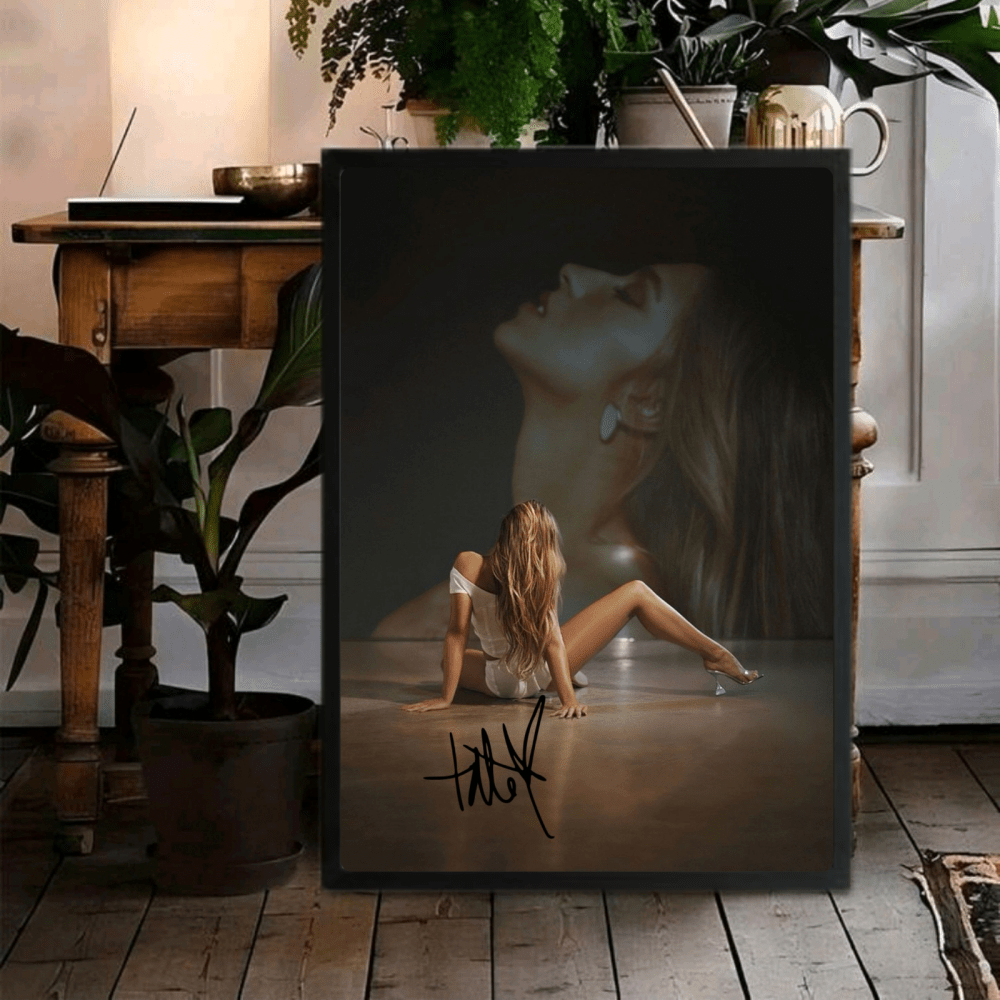 Tate McRae Poster with Frame - Vibes DistrictTate McRae Poster with Frame poster GoldVibes District