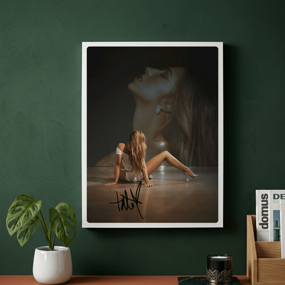 Tate McRae Poster with Frame - Vibes DistrictTate McRae Poster with Frame poster GoldVibes District