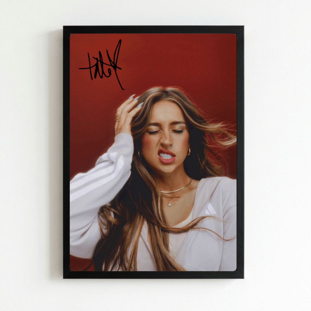 Tate McRae Poster with Frame - Vibes DistrictTate McRae Poster with Frame poster NeroVibes District
