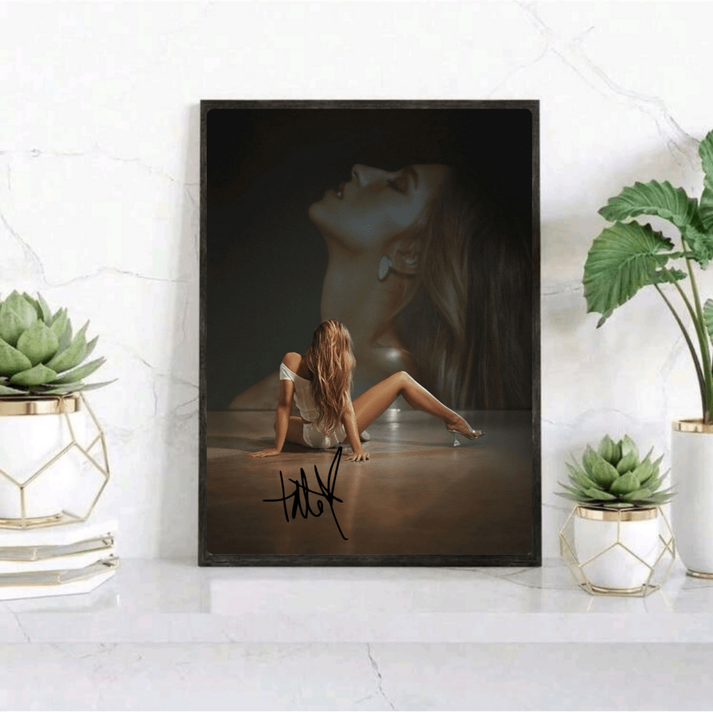 Tate McRae Poster with Frame - Vibes DistrictTate McRae Poster with Frame poster GoldVibes District