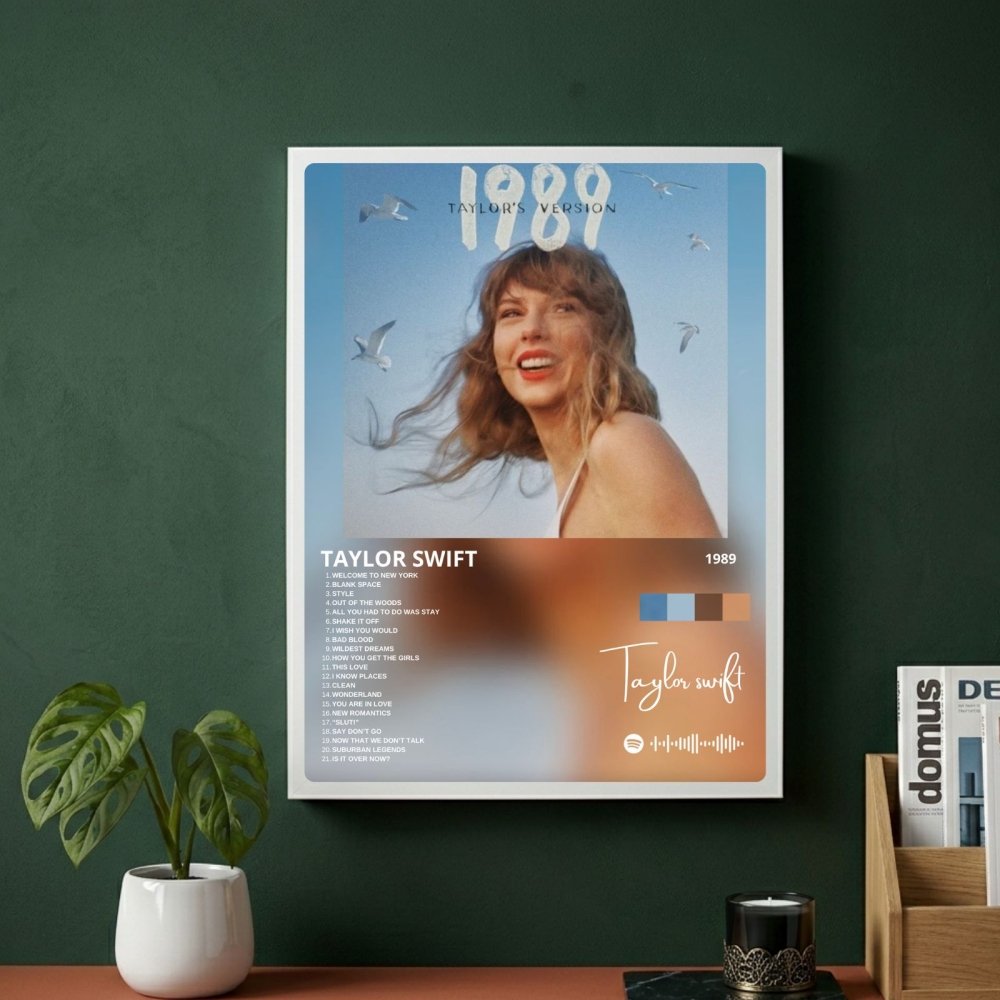 taylor swift - 1989 - Vibes Districttaylor swift - 1989 poster SilverVibes District