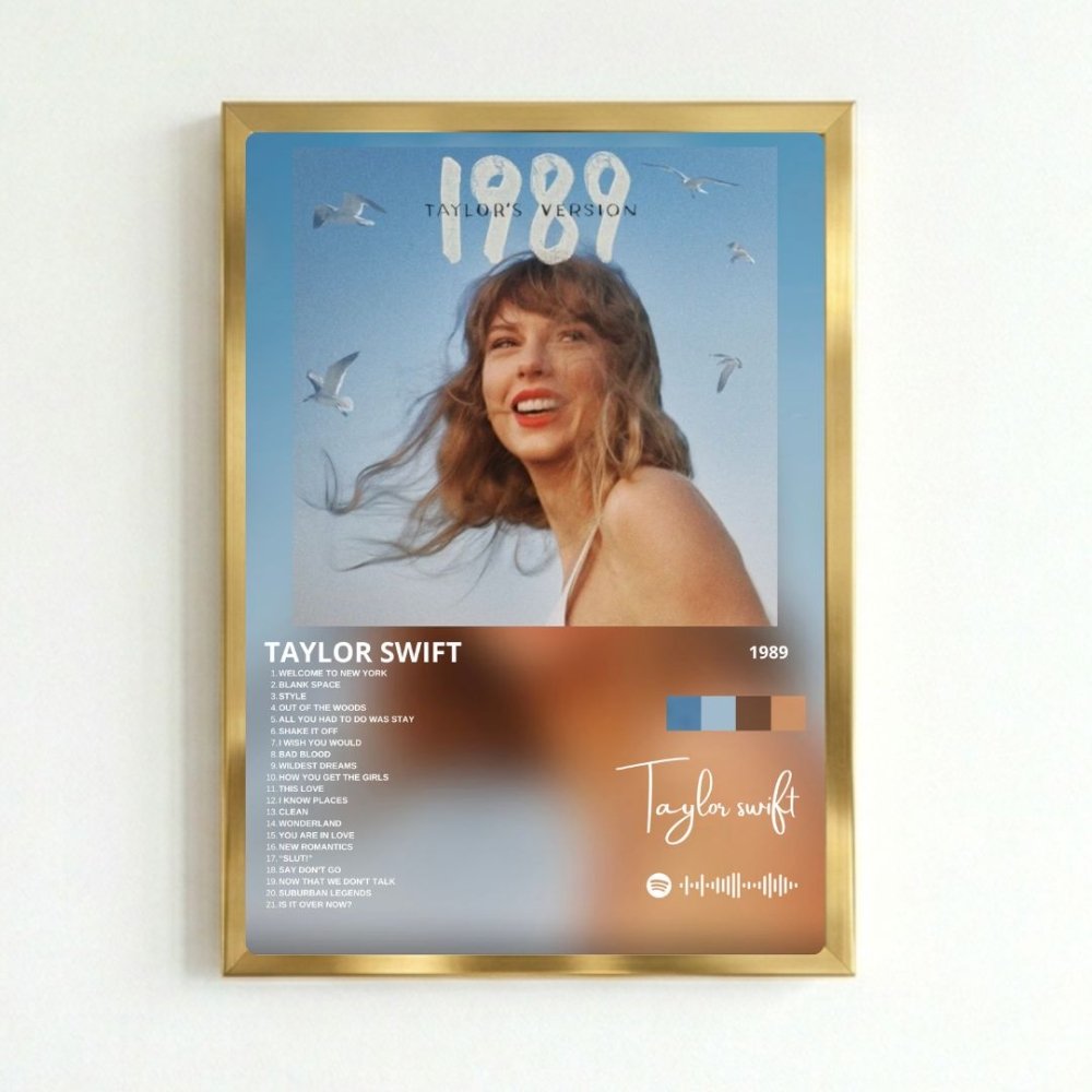 taylor swift - 1989 - Vibes Districttaylor swift - 1989 poster GoldVibes District