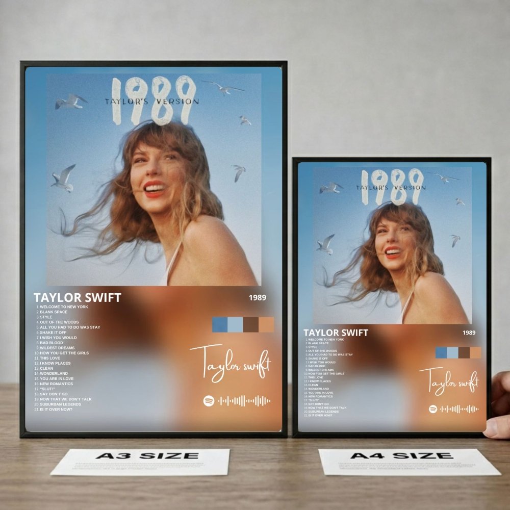 taylor swift - 1989 - Vibes Districttaylor swift - 1989 poster SilverVibes District